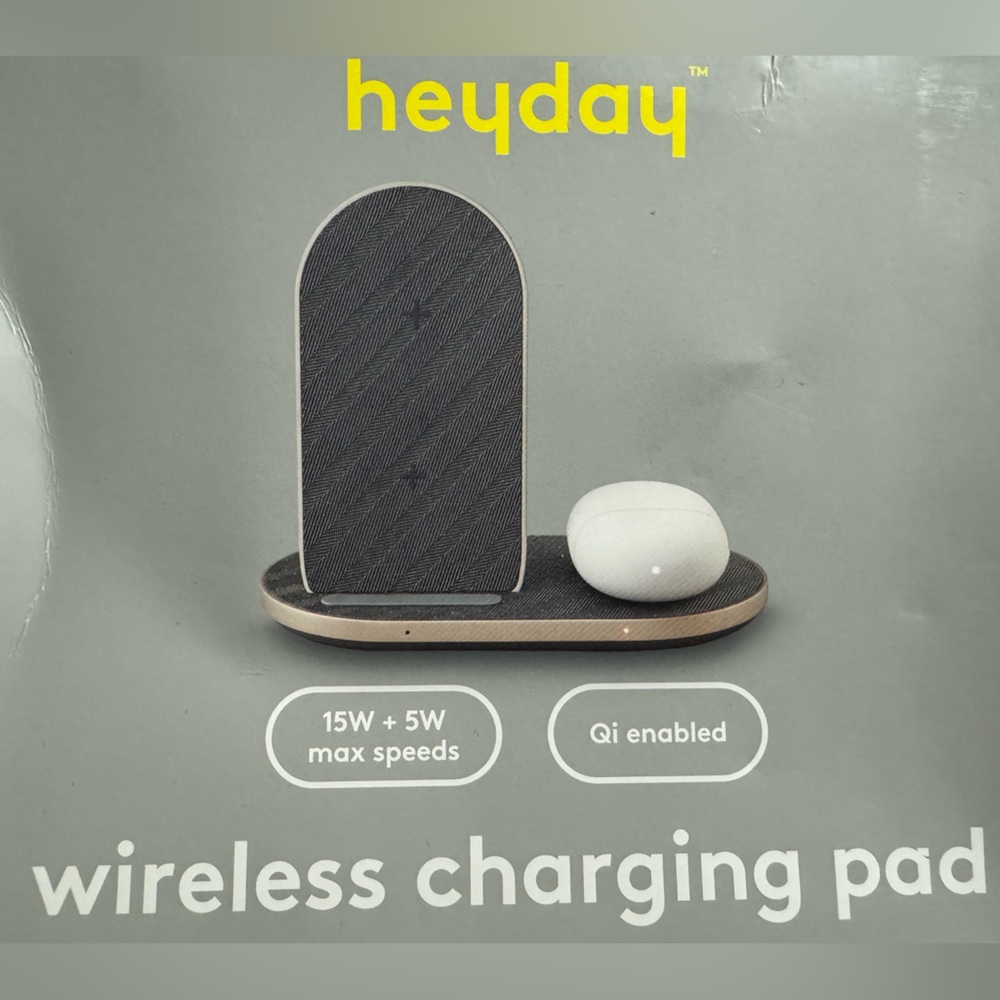 Qi 2-in-1 Wireless Charger- heyday